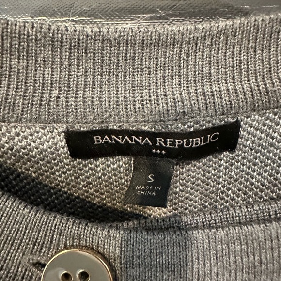 Banana Republic Gray Window Pane Cardigan - Picture 5 of 6